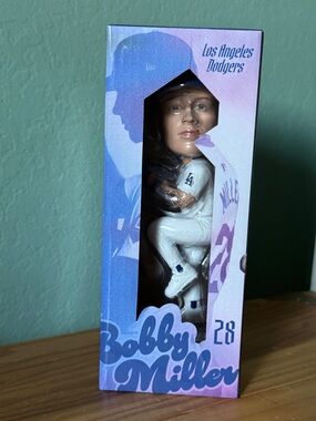 Bobby Miller Dodgers Bobblehead 2024 Budweiser SGA New Box